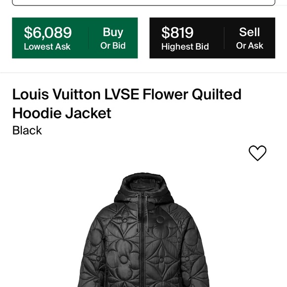 Louis Vuitton LVSE quilted hoodie jacket from Virgil Abloh collection size 48 - Picture 9 of 13
